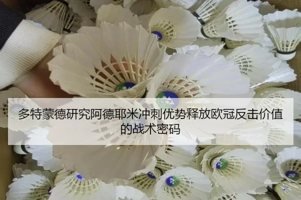 多特蒙德研究阿德耶米冲刺优势释放欧冠反击价值的战术密码